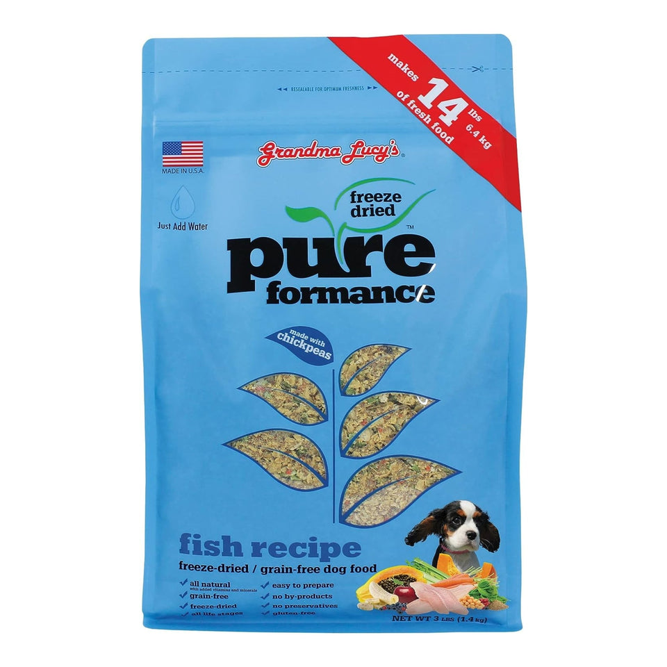 Grandma Lucys Dog Pure Grain-Free Fish Chickpea, 3 lb