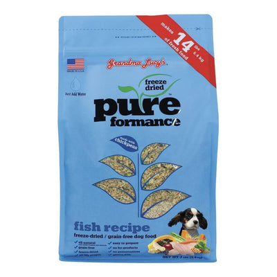 Grandma Lucy's Pureformance GF Fish & Chickpea FD Dog Food - 10 lb