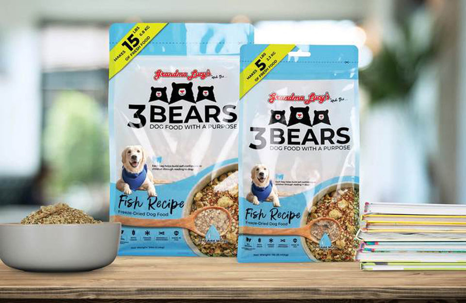 Grandma Lucys Dog 3 Bears Fish Trail 6 ct