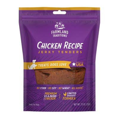 Farmland Traditions Simple Snacks Chicken Jerky Tenders Dog Treats 7.5