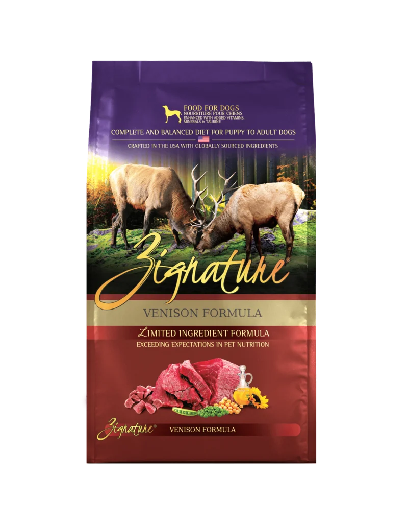 Zignature Venison Dog Food, 12.5 lb