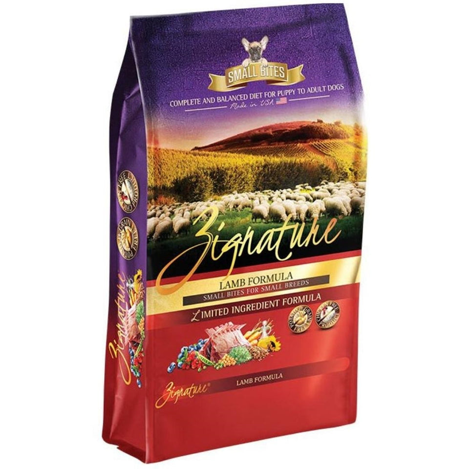 Zignature Small Bite Lamb Dog Food, 4 Lb