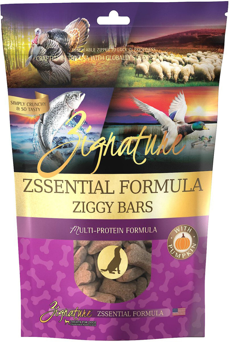 Zignature Zssential Ziggy Bar, Grain Free, 12oz