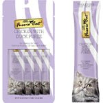 Fussie Cat Treat Chicken With Duck Puree 2oz/18count - Pets Perfect