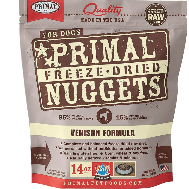 Primal Dog Freeze-Dried Venison 14 oz