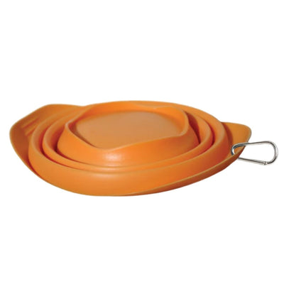Kurgo Dog Collaps-A-Bowl Orange