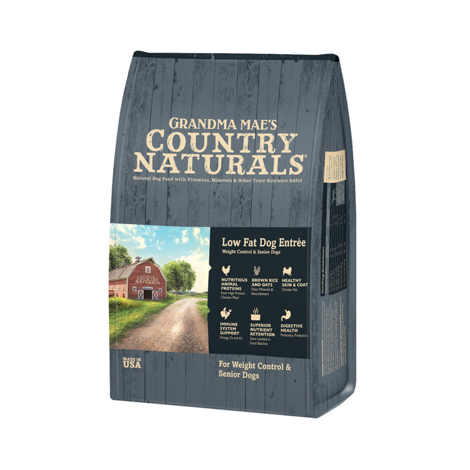 Grandma Mae's Low Fat Chicken & Rice Dog Food - Weight Management - 14 lb