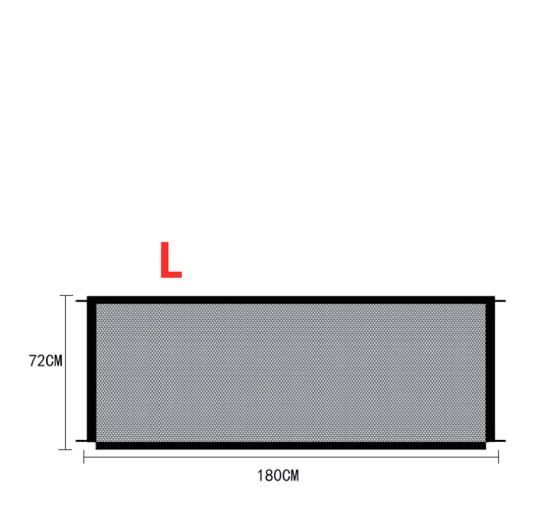 Foldable Pet Safety Enclosure Gate: Portable And Durable Nylon Fence For Dogs - Pets Perfect