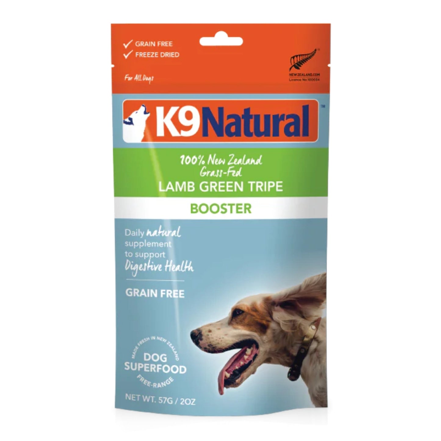 K9 Natural Dog Freeze - Dried Lamb Green Tripe Topper 2oz. - Pets Perfect