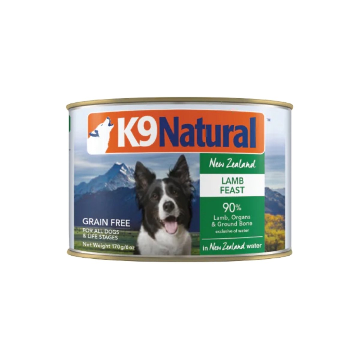 K9 Natural Canned Lamb Feast 6oz. (Case of 12) - Pets Perfect