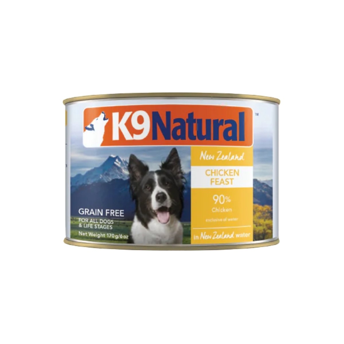 K9 Natural Canned Chicken Feat 6oz. (Case of 12) - Pets Perfect