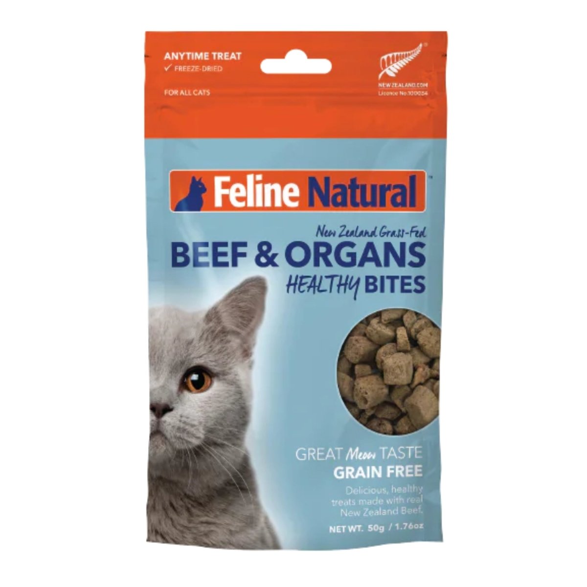 Feline Natural Cat Freeze - Dried Healthy Bites Beef 1.76oz. - Pets Perfect