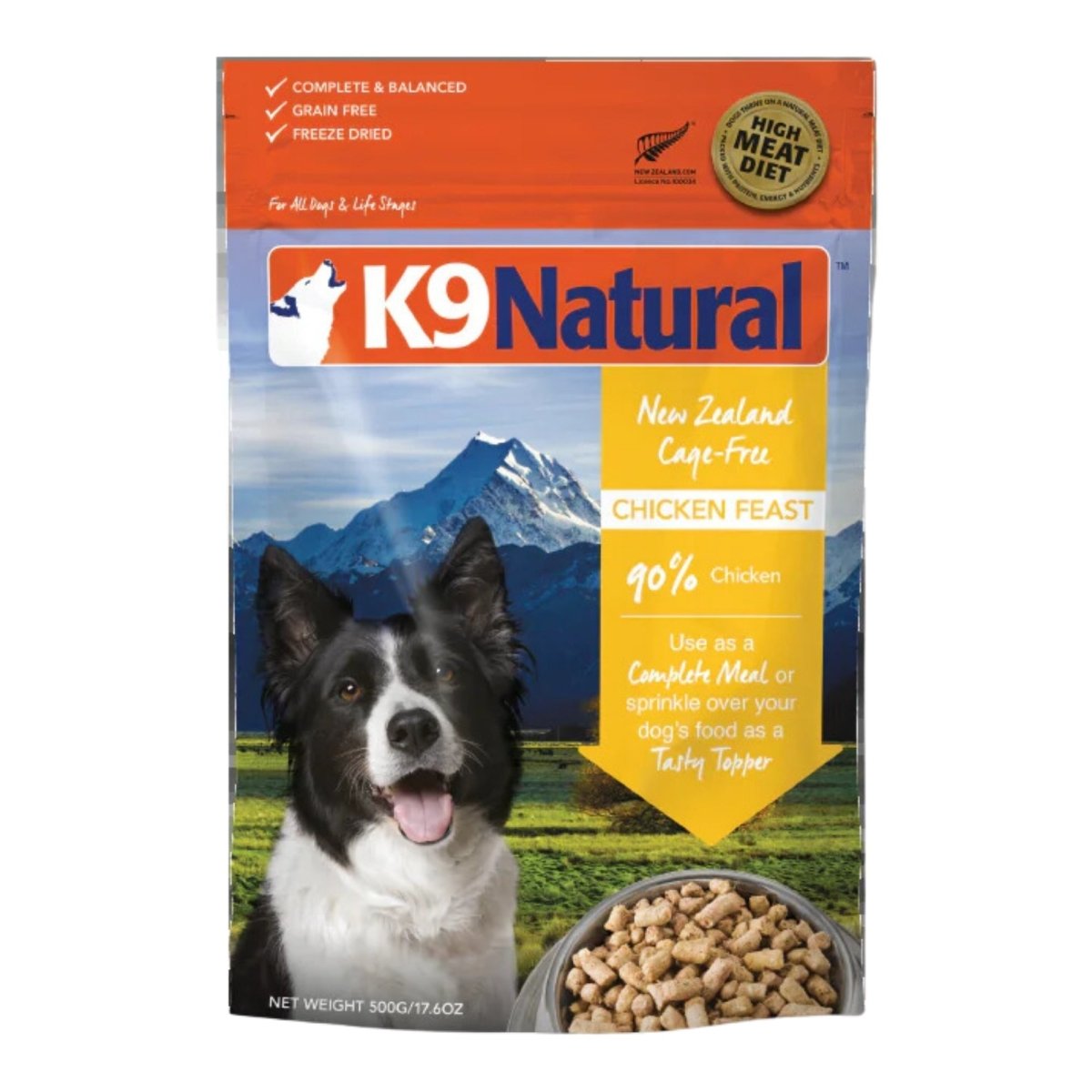 K9 Natural Dog Freeze - Dried Chicken 1.1Lb - Pets Perfect