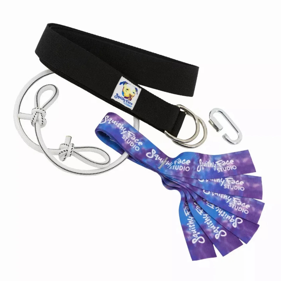 Super Tug Dog Toy, Purple/blue tie dye/1