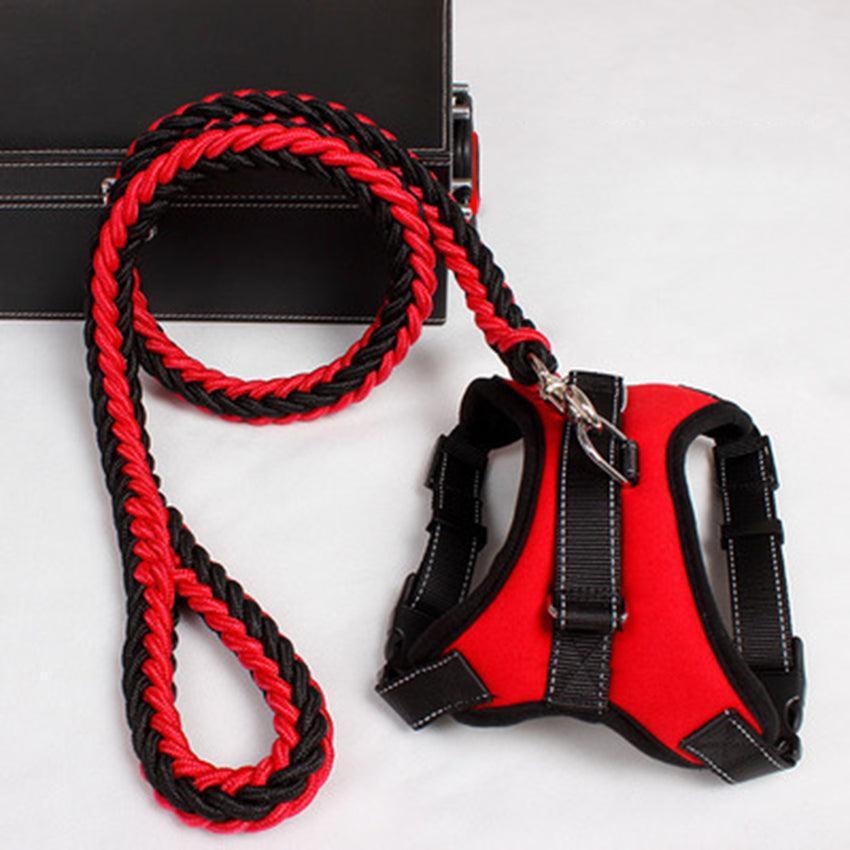 Dog Hugs Cat Ultimate Comfort No - Pull Dog Harness - Breathable Mesh Saddle Design for All Breeds - Pets Perfect