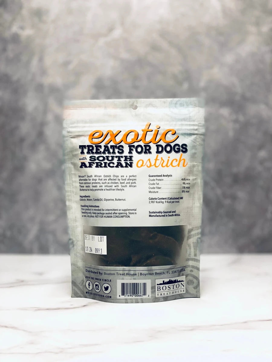 South African Ostrich Chips with Butternut - Pets Perfect