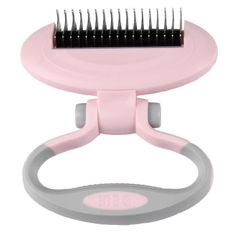 Rotatable Multi-Angle Grooming Comb - Tangle-Free Detangling Tool for Dogs