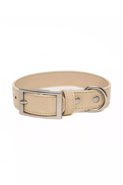 Vegan Leather Dog Collar - Champagne Fizz Design, 11 - 13