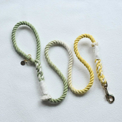 Hands-Free Dog Rope Dog Leash - Lime Lemonade