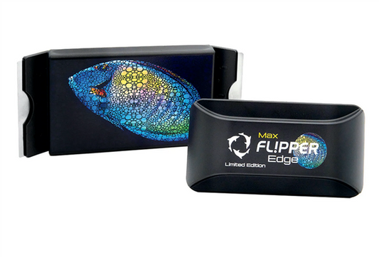 Flipper Cleaner Edge LIMITED 2-in-1 MAX Magnetic Aquarium Algae Cleaner Tang, 1ea