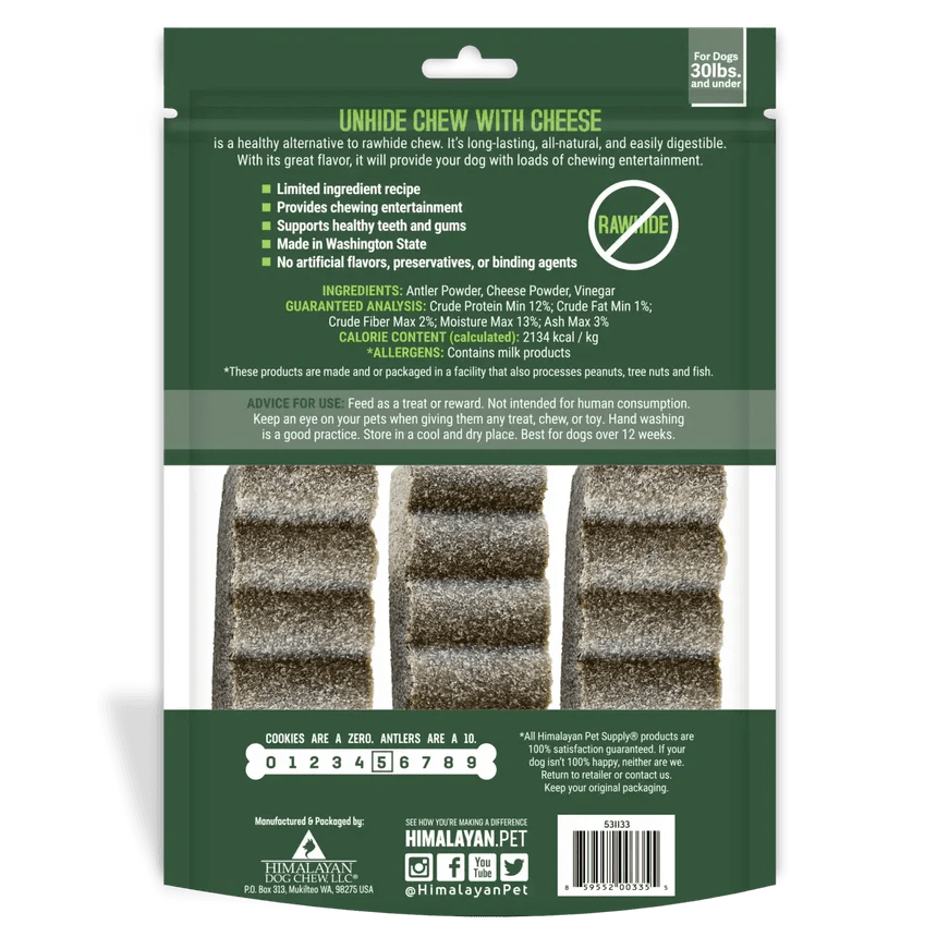 Himalayan Unhide - Rawhide-Free Natural Dog Chew, 3 ct, view 5