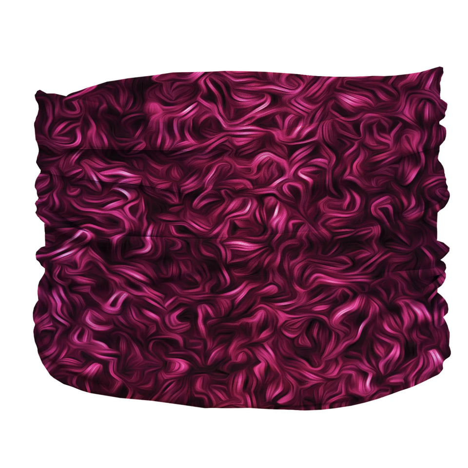 Abstract Pup Scruff - Dog Neck Scarf in Blue & Merlot, 3XL/1, view 19