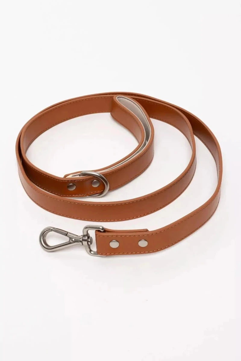 Sierra Sunrise Vegan Leather Dog Leash, view 2
