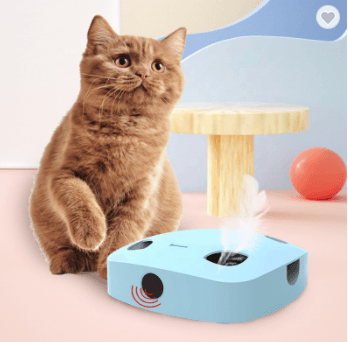 Electric Feather Cat Stick: Interactive Fun For Your Feline Friend