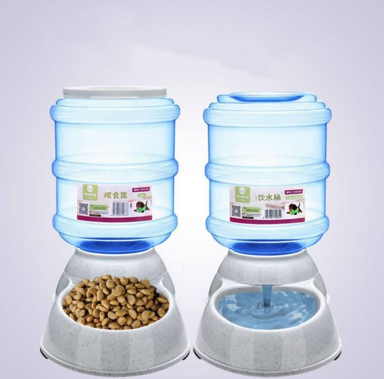 Automatic Pet Feeder & Water Fountain Combo - Large Capacity, Eco - Friendly Design - Pets Perfect