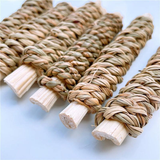 Natural Bamboo Chew Toy for Small Pets - Dental Health.