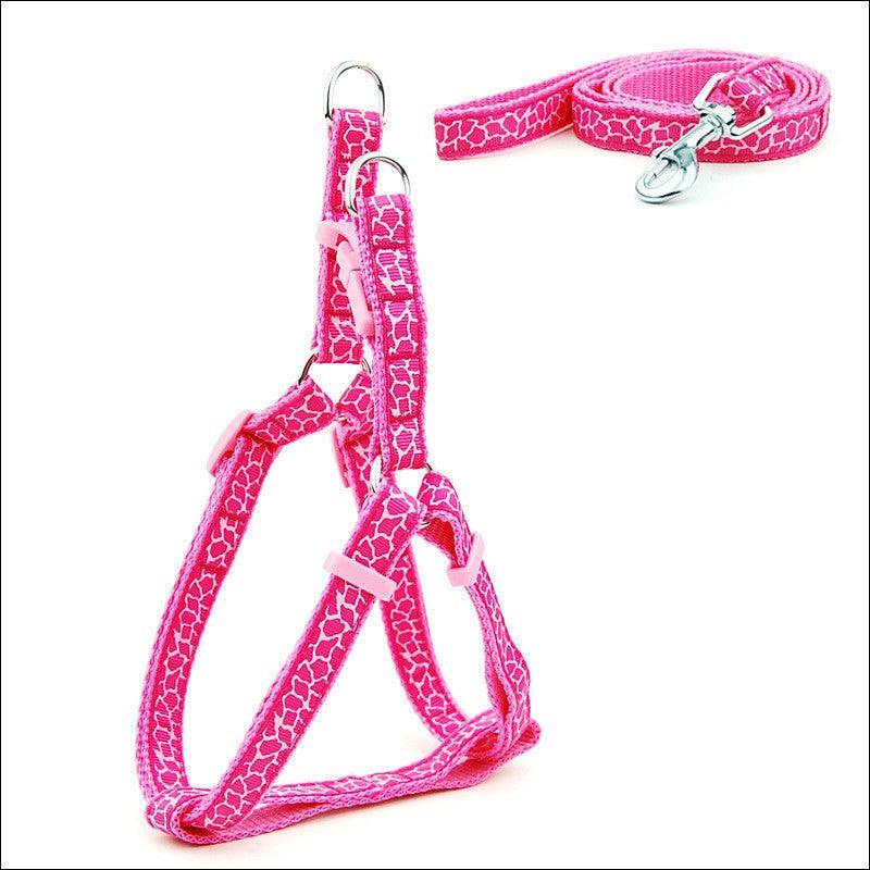 Pet Adventure Chest Strap Leash - Premium Quality Dog And Cat Walking Harness - Pets Perfect