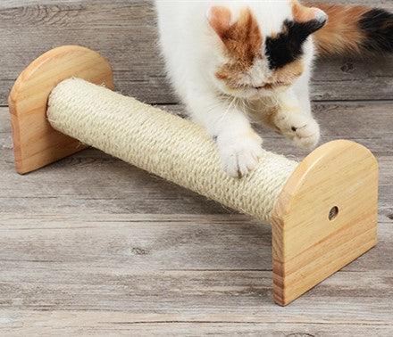 Sisal Cat Scratching Post - 53cm Tall Scratch Tower for Furniture Protection