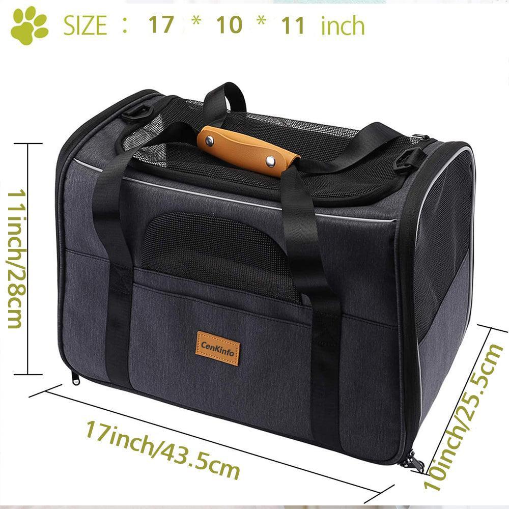 Foldable Portable Pet Carrier Bag - Comfortable Travel Solution For Cats And Dogs - Pets Perfect