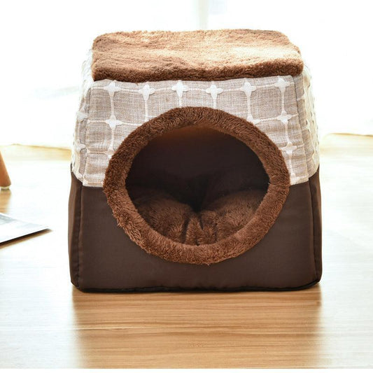 Cosycave Cat Hideaway - Cozy Enclosed Pet Bed For Cats And Small Dogs