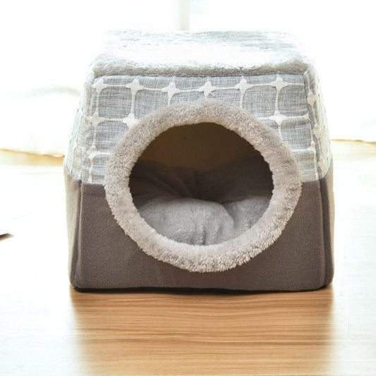 Cosycave Cat Hideaway - Cozy Enclosed Pet Bed For Cats And Small Dogs