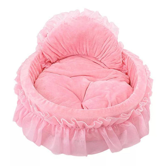 Cozy Haven Lace Pet Bed