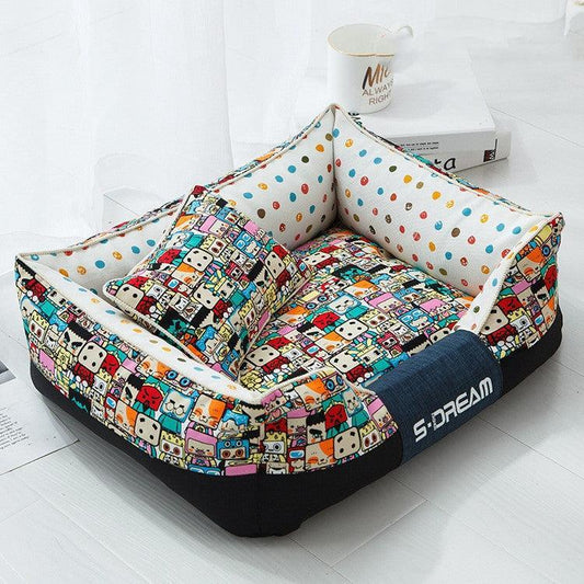 Cozy Haven Pet Bed: The Perfect Retreat For Your Furry Friends-2