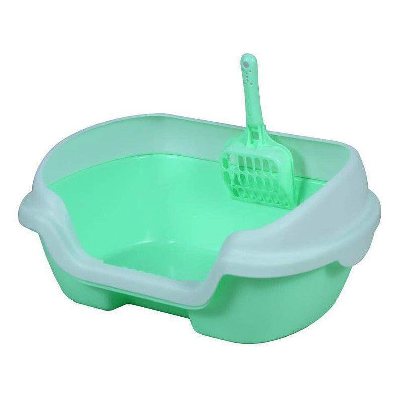 Cozycove Kitty Retreat Open - Top Litter Box - Stylish High - Sided Cat Bathroom - Pets Perfect