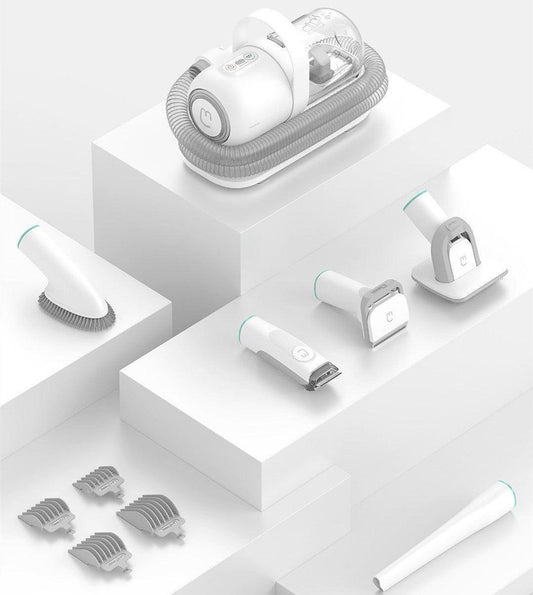 Smart Pet Grooming Clipper with Hair Sucker - Professional Shaving Tool