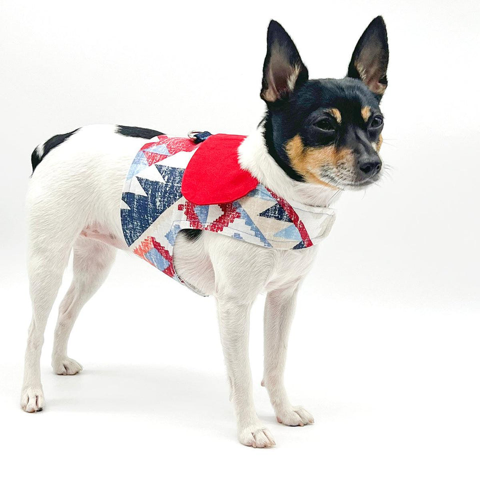 DCNY “Americana” Vest-Style Dog Harness, XS, view 2