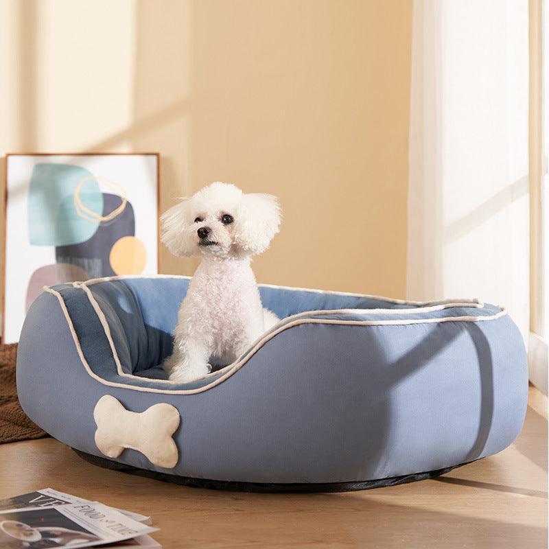 Deluxe Cozy Pet Sofa Bed: Winter Warmth For Your Furry Friend - Pets Perfect