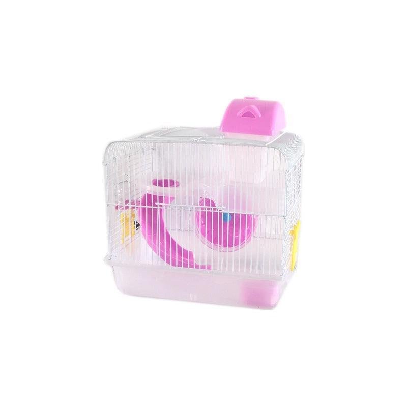 Colorful Hamster Castle Cage with Wire & Plastic - Pets Perfect