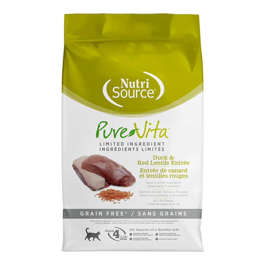 Pure Vita Cat Grain-Free Duck & Red Lentils 1.5 lb