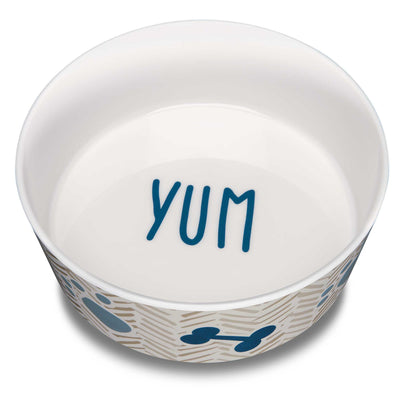Loving Pets Dolce Moderna Bowl Yum Chevron 1ea/LG