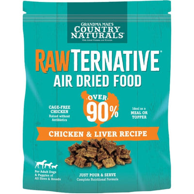 Grandma Mae's Country Naturals RawTernative Air Dried Dry Dog Food Chicken & Liver, 3 lb