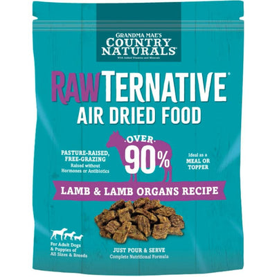 Grandma Mae's Country Naturals RawTernative Air Dried Dry Dog Food Lamb & Lamb Organs 5 oz