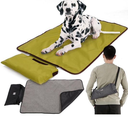 Portable Waterproof Outdoor Pet Blanket - Cozy Comfort For Dogs And Cats-0