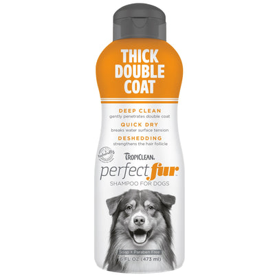 Tropiclean Perfectfur Thick Double Coat Shampoo For Dogs 16oz.