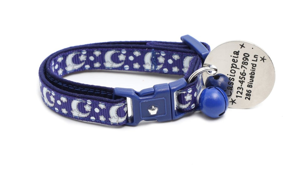 Pugs2Persians Glow-in-the-Dark Cat Collar, Large (10 lbs & up)/None, view 6