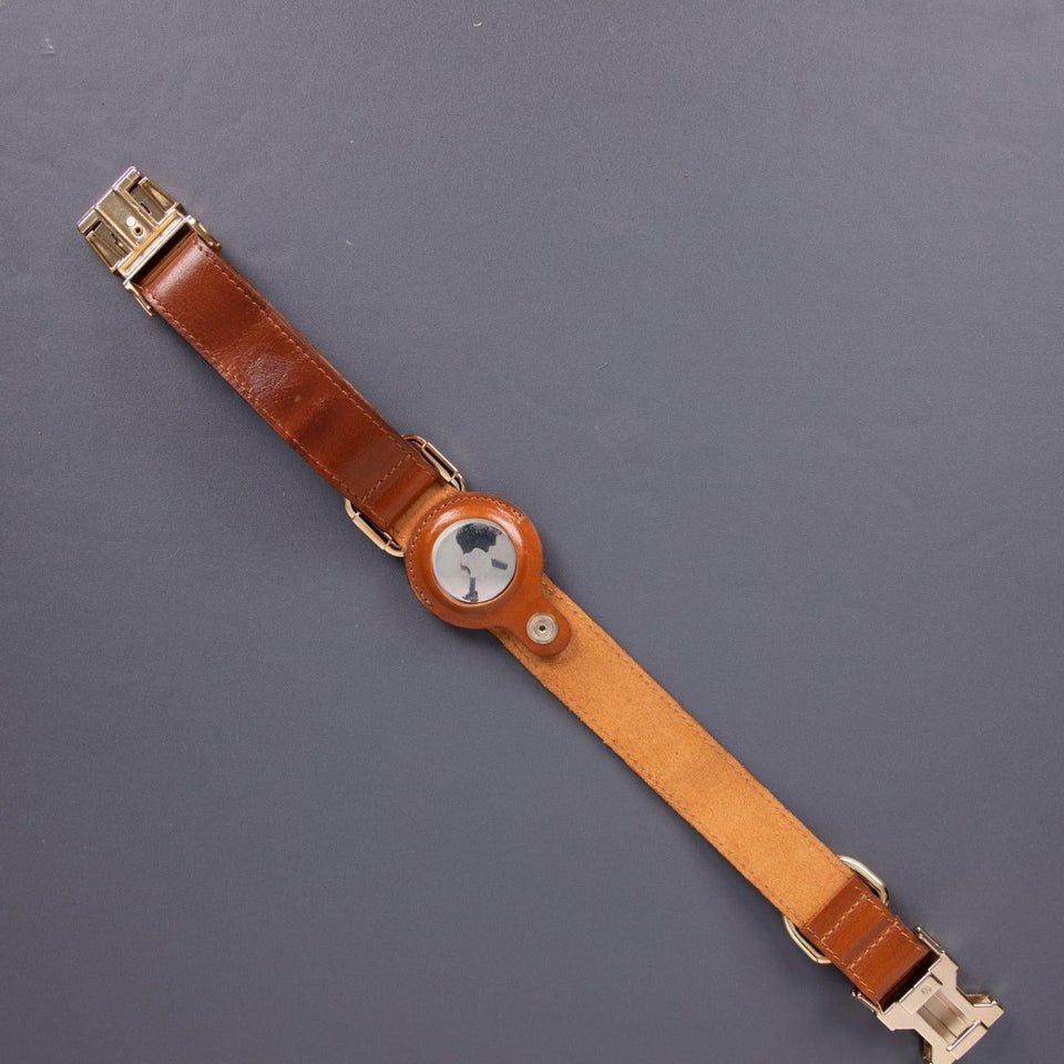 Charlotte Handcrafted Calfskin Leather Dog Collar, view 6